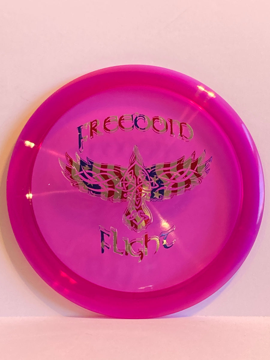 Latitude 64 Opto Ice Musket / “Celtic Bird” Stamp Freedom Flight disc