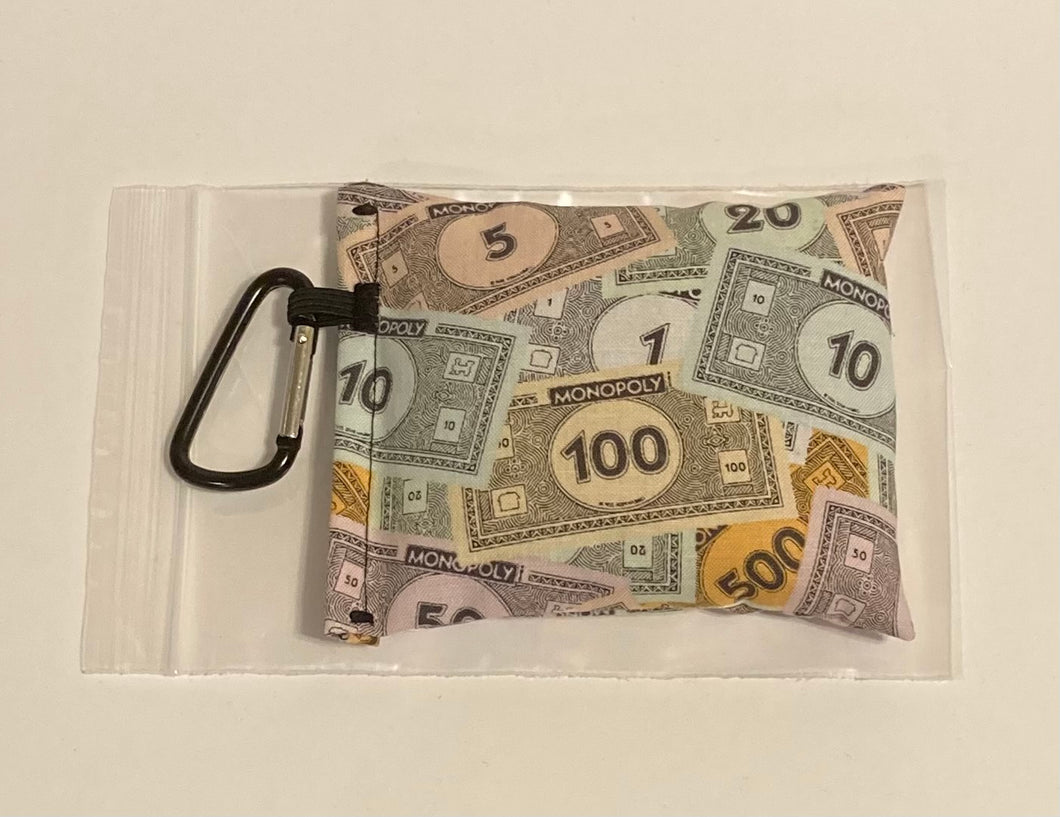 Flight Sack “Monopoly Money” Print